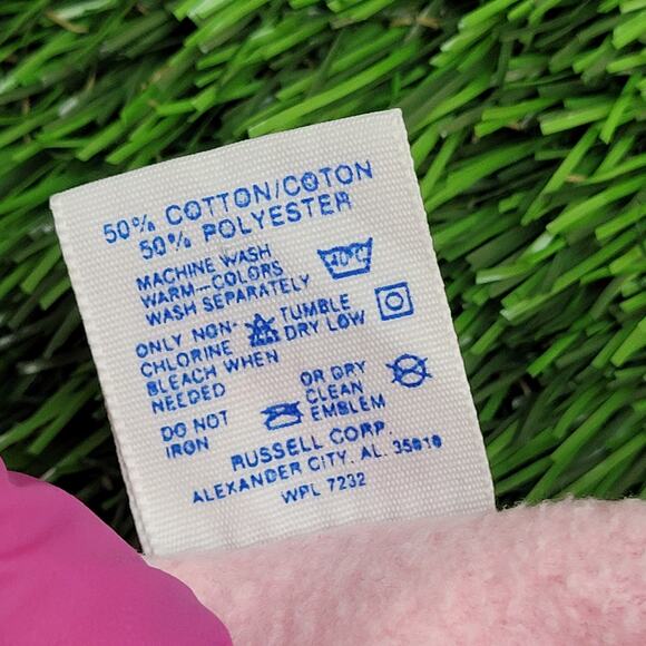 Vintage 1989 Floral Sweatshirt Womens Medium 18x23 Pink USA - Picture 9 of 13